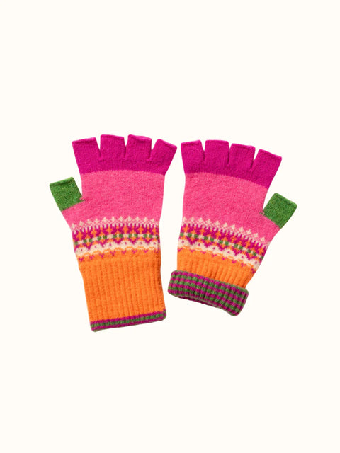 Alloa Fingerless Gloves in Various Colours