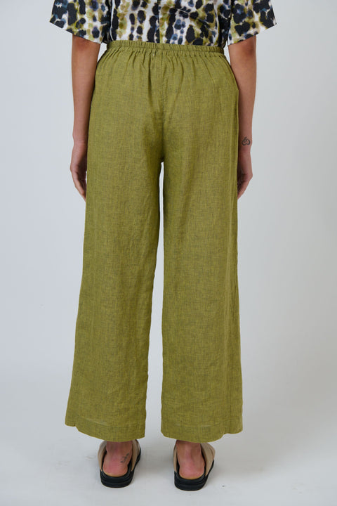 Long Linen Pant in Balsam