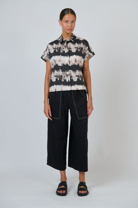 Poplin Pants in Black