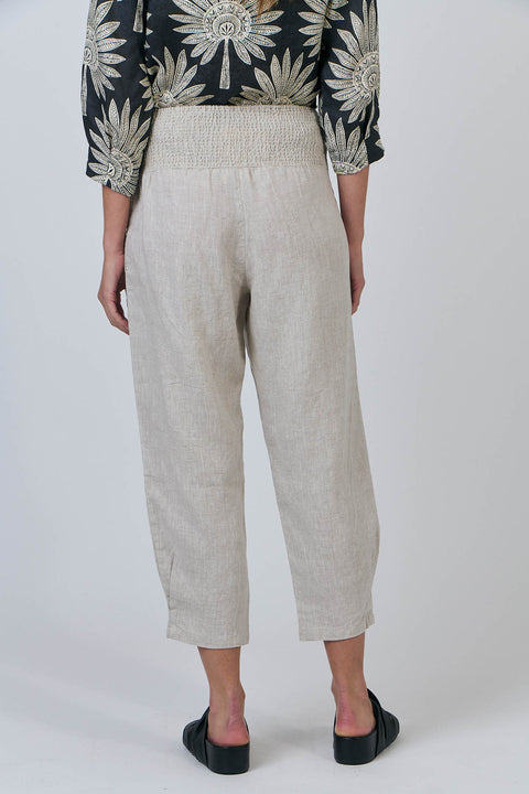 Linen Pant in Sand