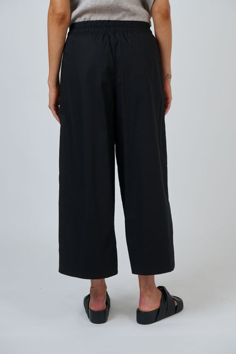 Poplin Pants in Black