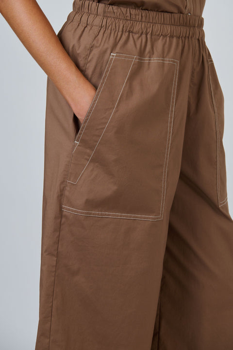Poplin Pants in Cookie