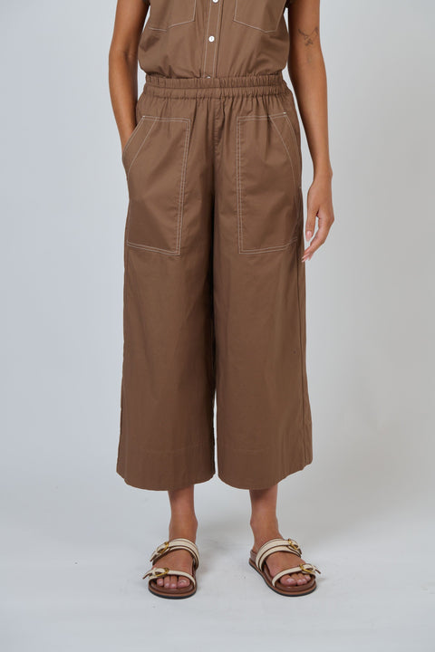 Poplin Pants in Cookie