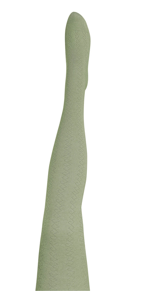 Geo Merino Wool Tights in Various Colours