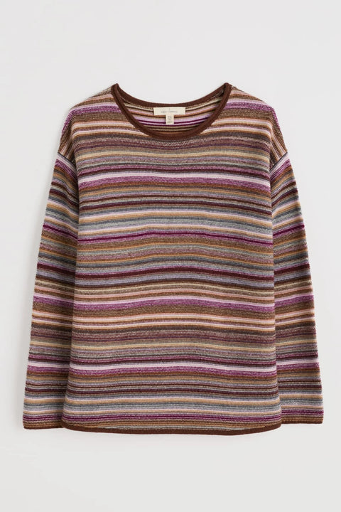 Fruity Jumper in Ripple Marks Cocoa