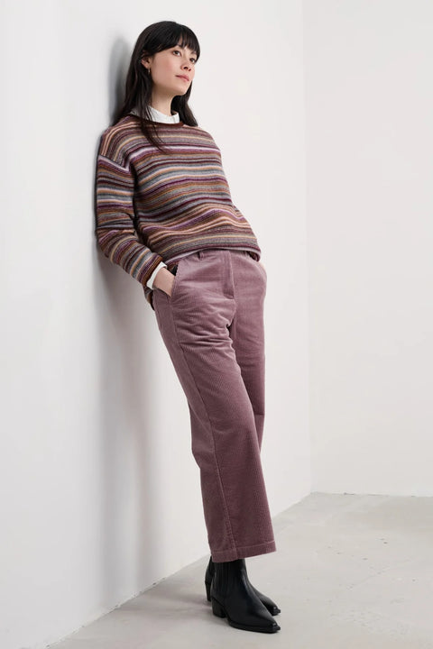 Fruity Jumper in Ripple Marks Cocoa