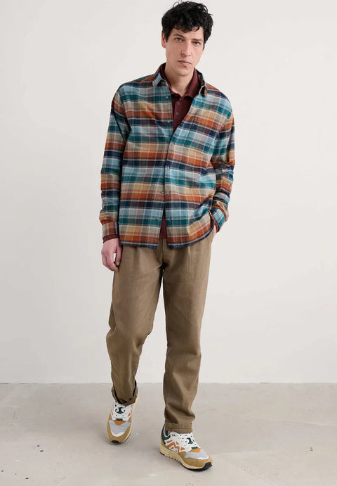 Men's Fathomer Shirt in Root Cellar Light Wade