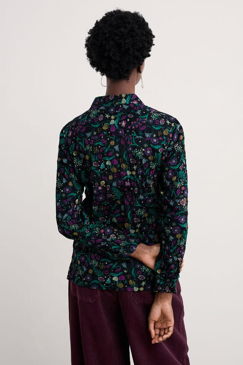 Larissa Shirt in Illuminated Garden Onyx