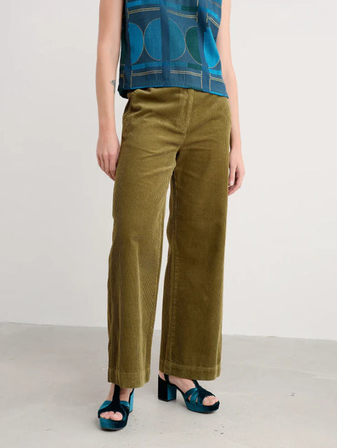 Dillwyn Trouser in Bright Olive