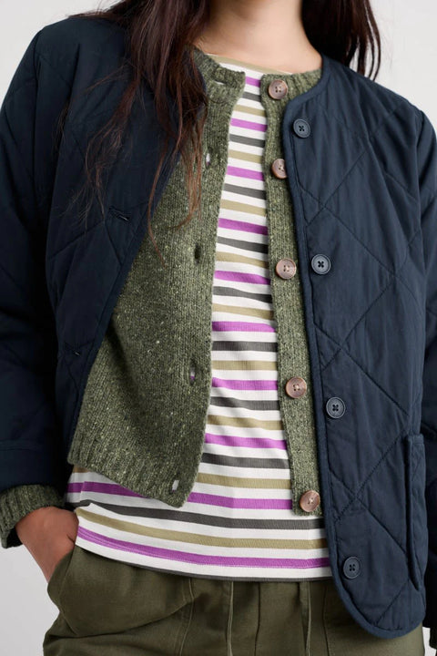 Dawson Pick Merino Cardigan in Alpine