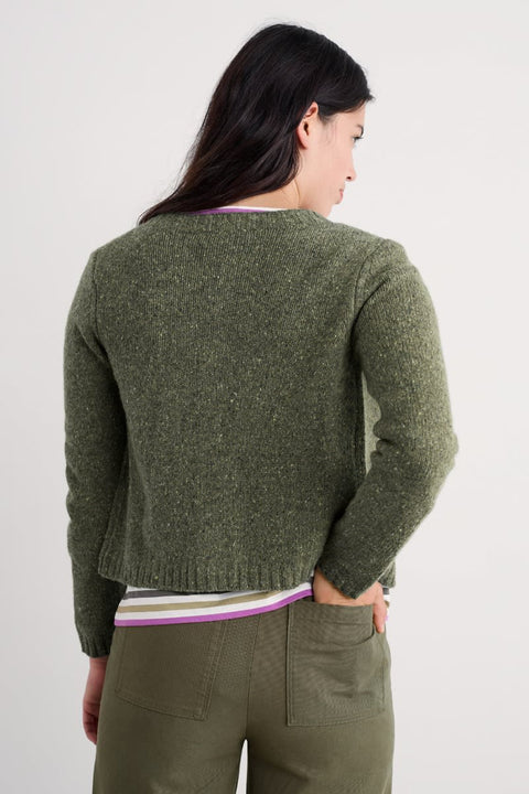 Dawson Pick Merino Cardigan in Alpine