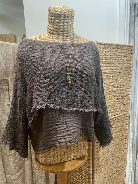 Camicia Bambusa in Carrubo - One Size