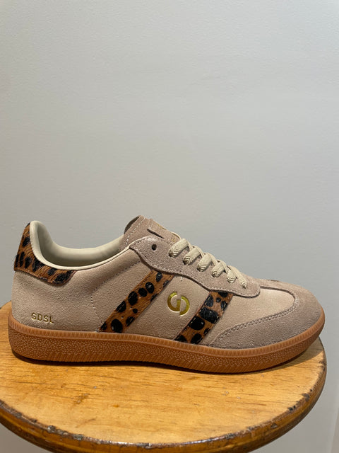 Parallel Sand/Leopard Multi Suede