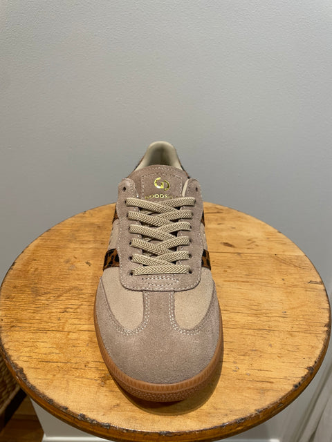 Parallel Sand/Leopard Multi Suede
