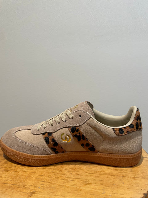 Parallel Sand/Leopard Multi Suede