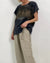 Donka Linen Top in Cool Tones - One Size