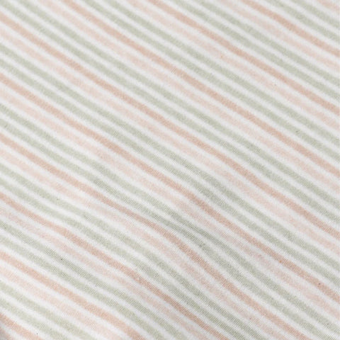Undyed Organic Cotton Striped Beanie