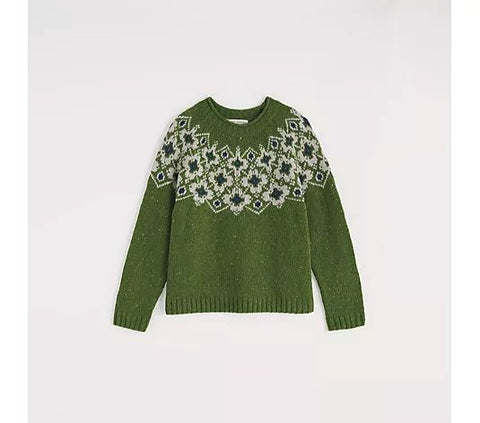 Johanna Jumper in Helianthus Cedar Green Mix