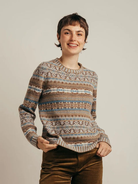 Kinross Sweater in Latte