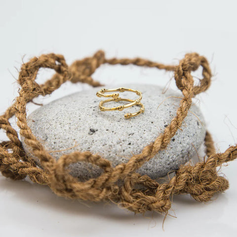 Eden Knots of Freedom Ring - Gold