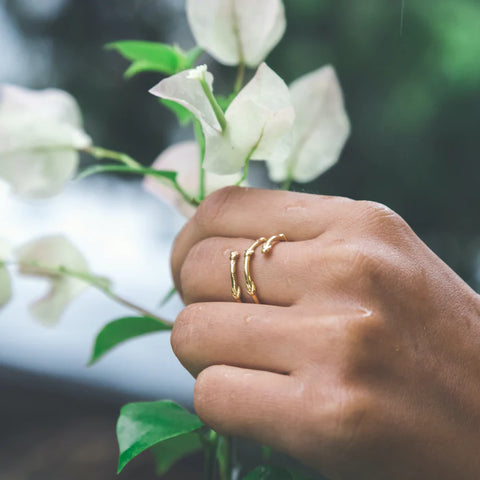Eden Knots of Freedom Ring - Gold