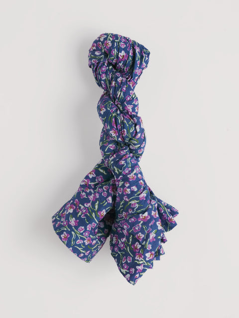 Larissa Shirt in Flax Flower Bright Orchid