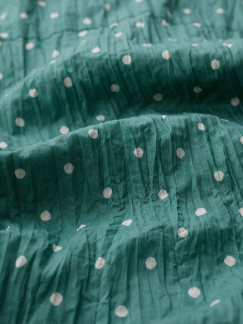 Larissa Shirt in Little Sponge Spot Sardine