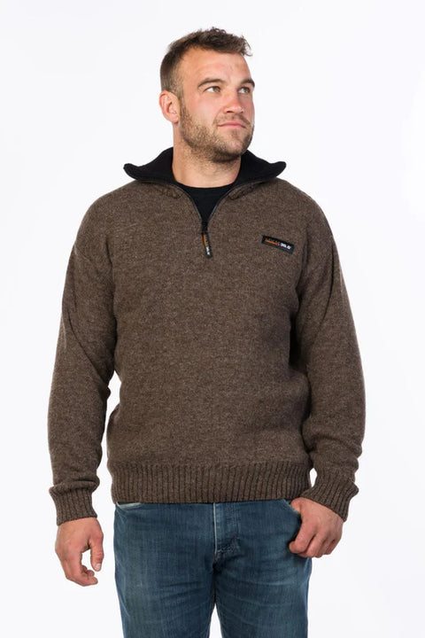MKM Originals Tasman Jumper in Natural Brown