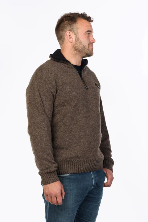 MKM Originals Tasman Jumper in Natural Brown