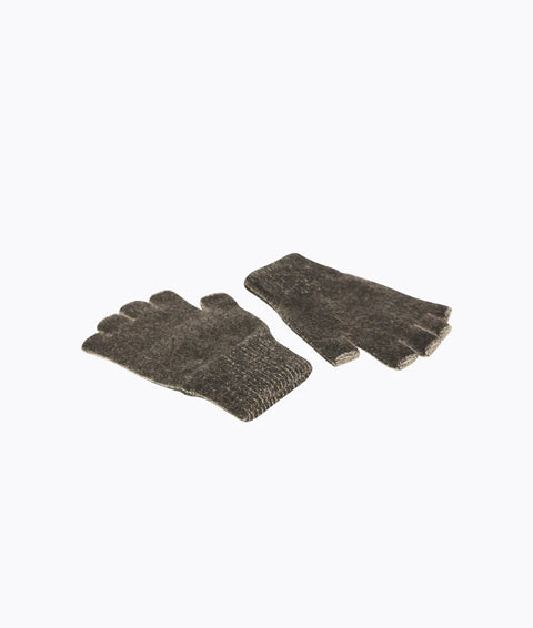 Workwear Fingerless Gloves in Black