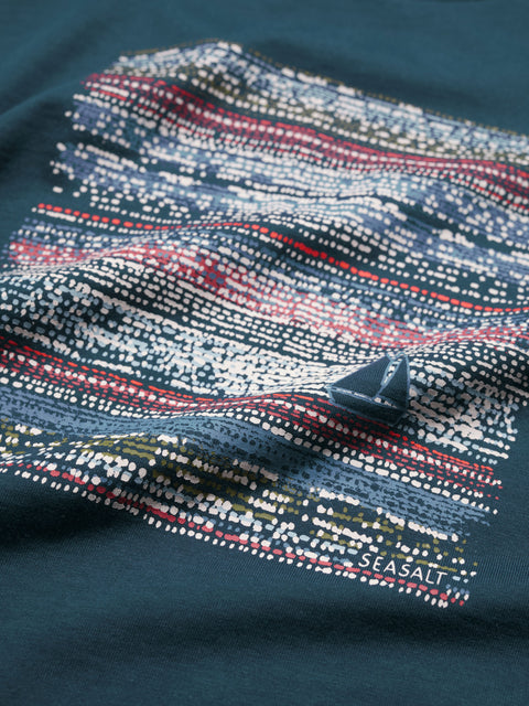 Men's Midwatch T-Shirt in Sunlit Sea Storm
