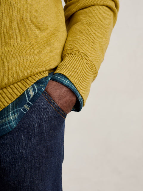 Moorstone Jumper in Dark Hay