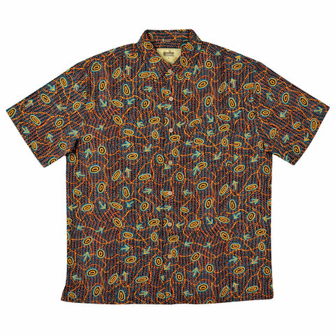 Men's Short Sleeve Shirt - Yankirri Jukurrpa
