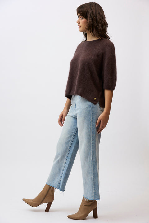 Eliza Tee in Dark Chocolate