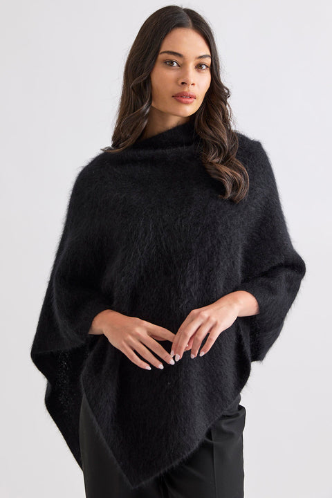 Brushed Cape in Jet