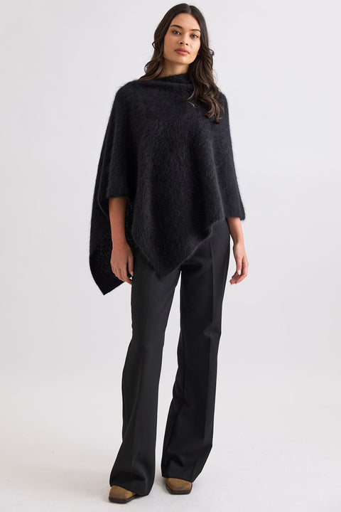 Brushed Cape in Jet
