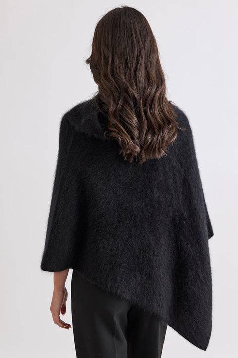 Brushed Cape in Jet