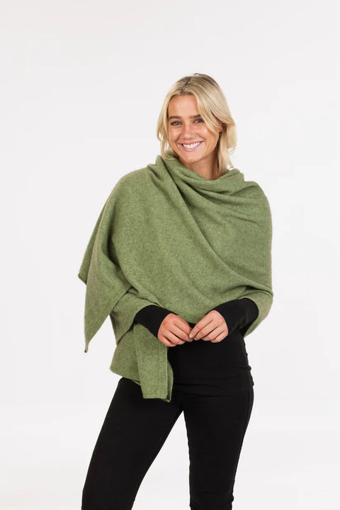 Travel Wrap in Pistachio