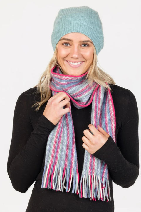 Multi Stripe Scarf in Assorted Colours