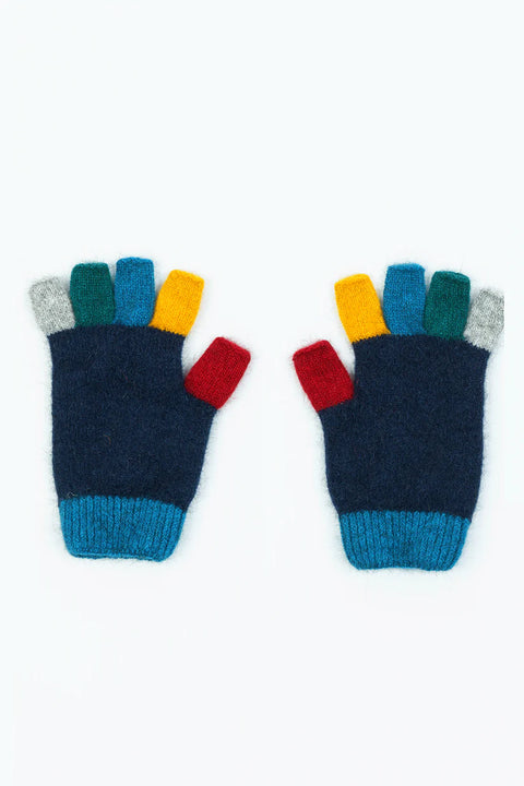 Childrens Fingerless Gloves in Assorted Colours