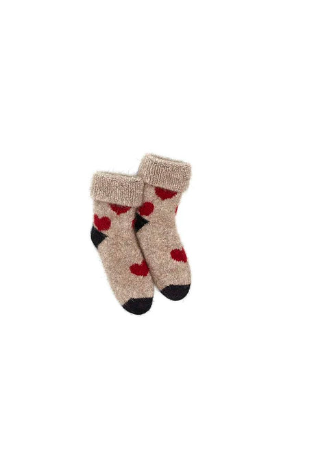 Kids Possum Heart Socks in Various Colours