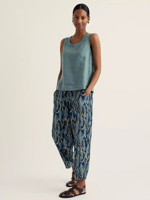 Noweth Trouser in Red Hot Poker Maritime
