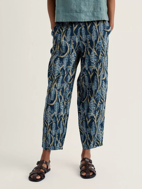 Noweth Trouser in Red Hot Poker Maritime