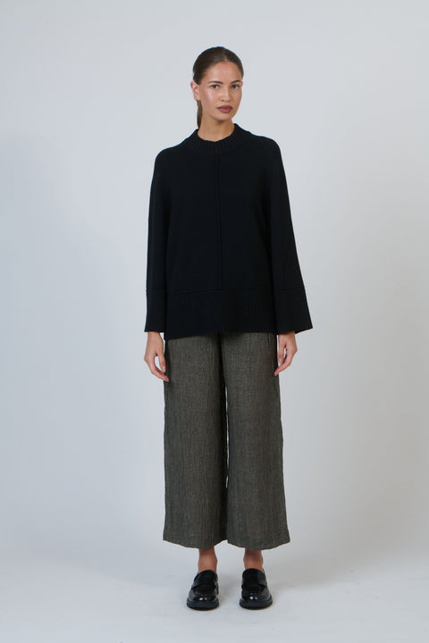 Linen Pant in Mussel