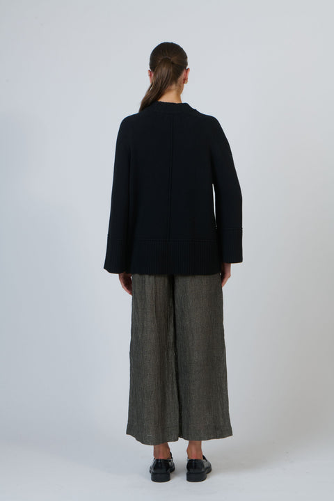Linen Pant in Mussel