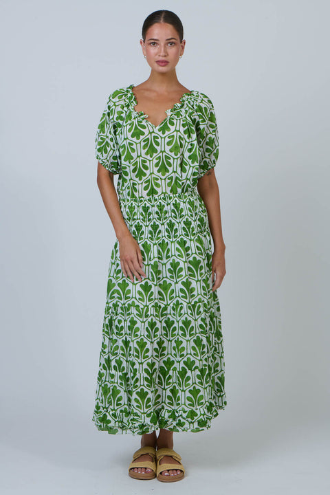 Midi Skirt in Oak Meadow