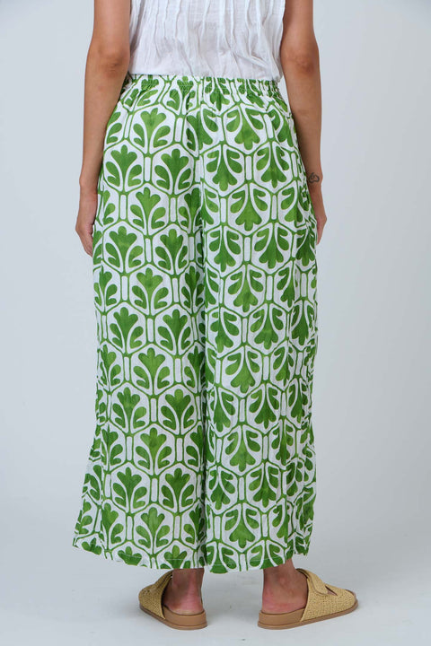 Wide Leg Pant in Oak Meadow