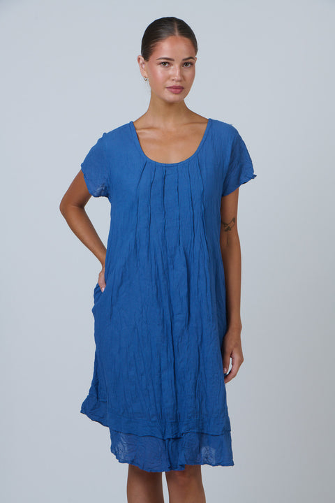 Shift Dress in Cycladic