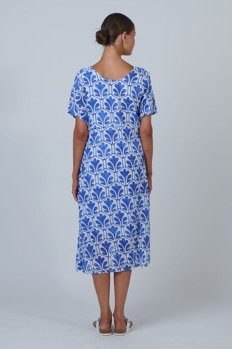 Midi Dress in Cycladic Oak