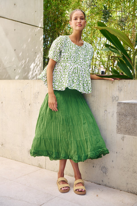 Midi Skirt in Meadow